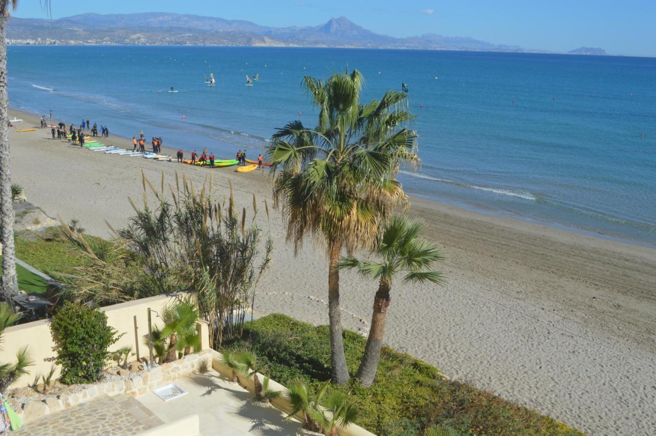 Maravilloso Apartamento Amanecer Cabo A Pie De Playa Y Mar En Chalet Roquetes Аликанте Екстериор снимка