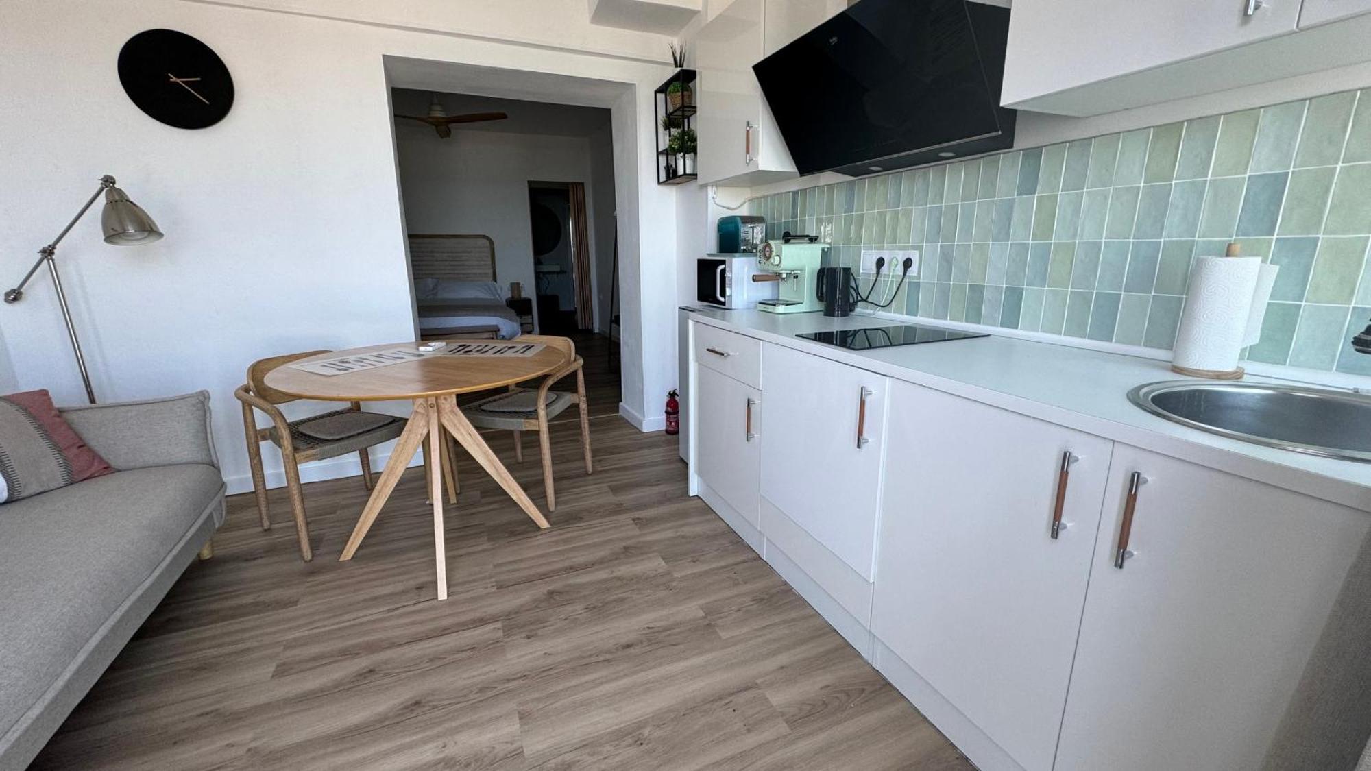 Maravilloso Apartamento Amanecer Cabo A Pie De Playa Y Mar En Chalet Roquetes Аликанте Екстериор снимка