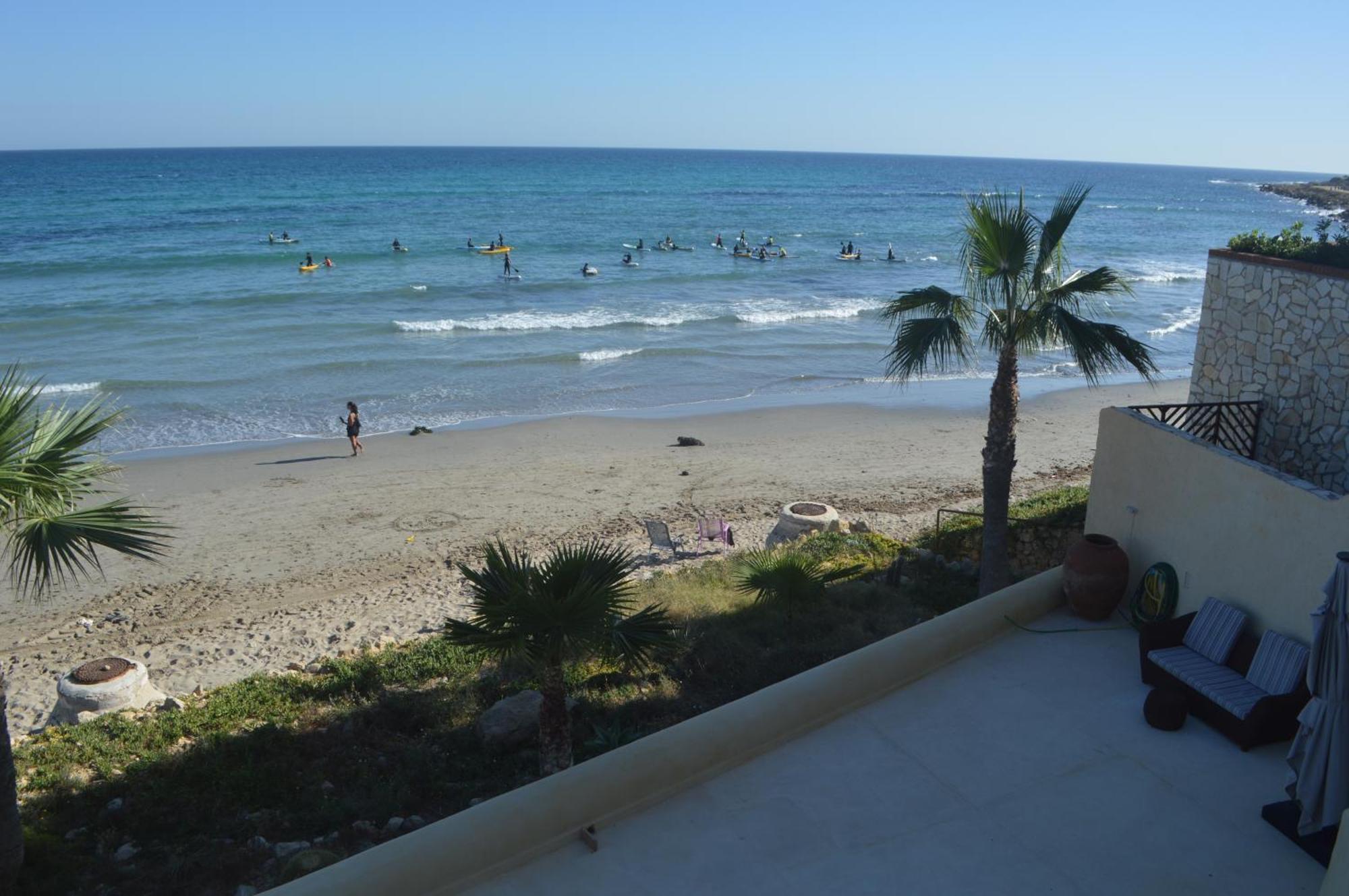 Maravilloso Apartamento Amanecer Cabo A Pie De Playa Y Mar En Chalet Roquetes Аликанте Екстериор снимка